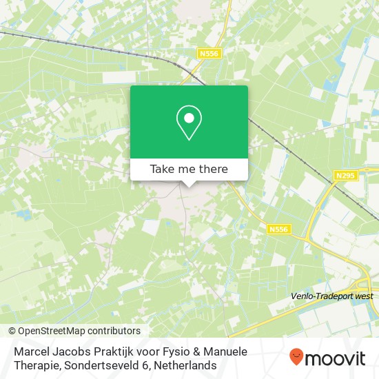 Marcel Jacobs Praktijk voor Fysio & Manuele Therapie, Sondertseveld 6 map