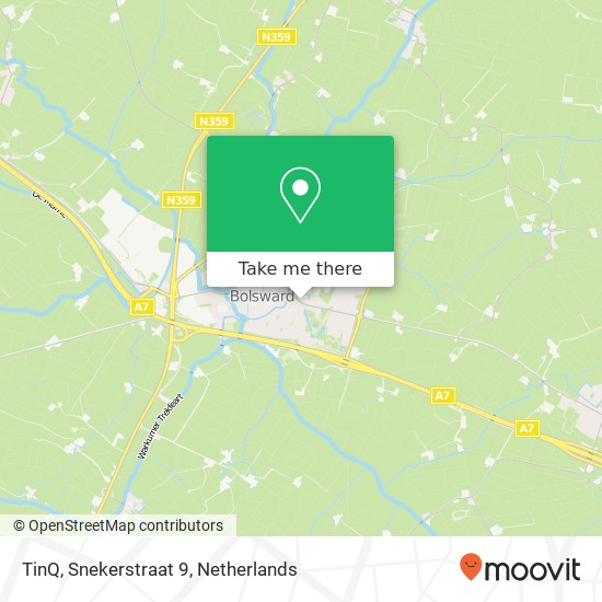 TinQ, Snekerstraat 9 map