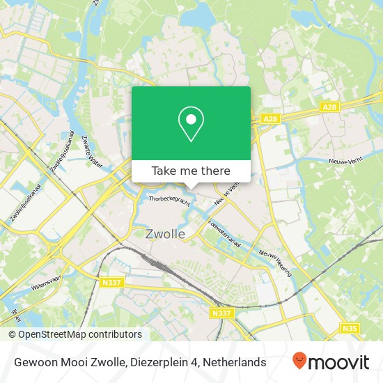 Gewoon Mooi Zwolle, Diezerplein 4 map