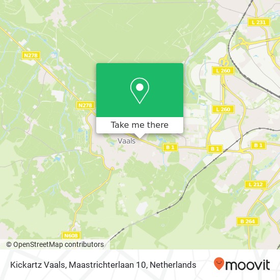 Kickartz Vaals, Maastrichterlaan 10 Karte