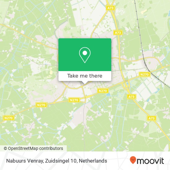 Nabuurs Venray, Zuidsingel 10 map