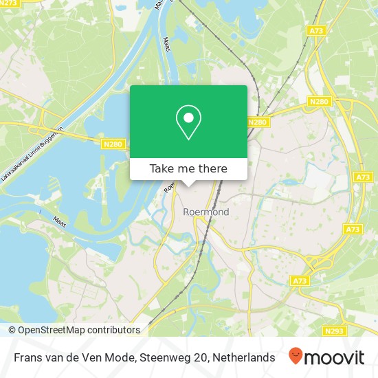 Frans van de Ven Mode, Steenweg 20 map