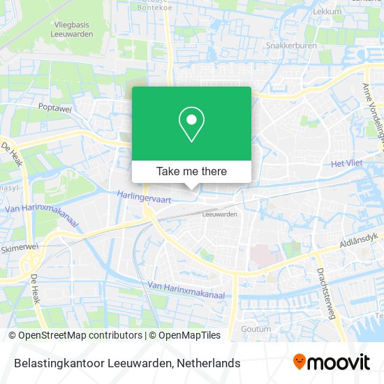 Belastingkantoor Leeuwarden Karte