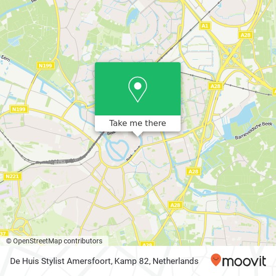 De Huis Stylist Amersfoort, Kamp 82 map