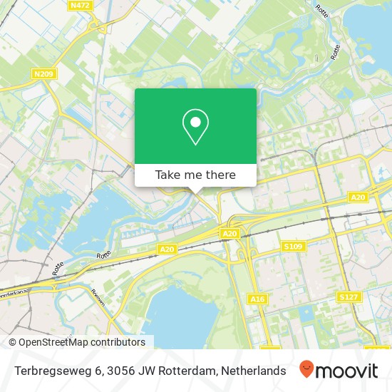 Terbregseweg 6, 3056 JW Rotterdam map