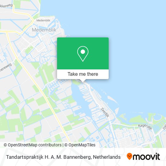 Tandartspraktijk H. A. M. Bannenberg map