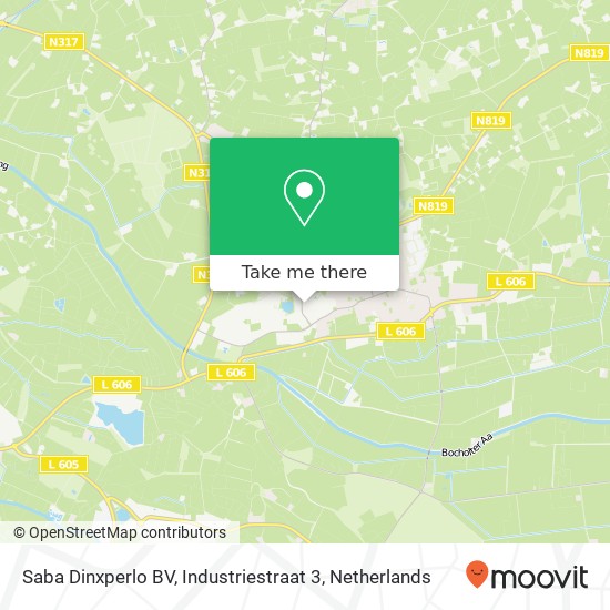 Saba Dinxperlo BV, Industriestraat 3 map