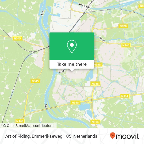 Art of Riding, Emmerikseweg 105 map