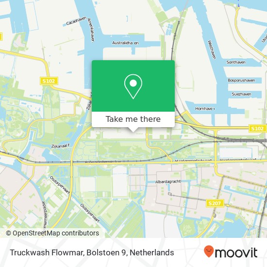 Truckwash Flowmar, Bolstoen 9 Karte