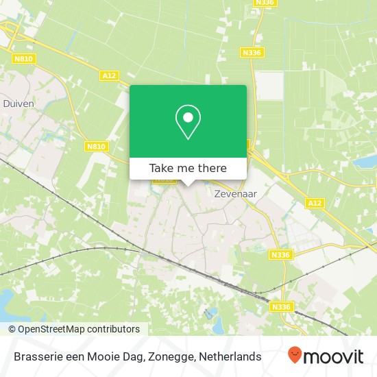 Brasserie een Mooie Dag, Zonegge Karte