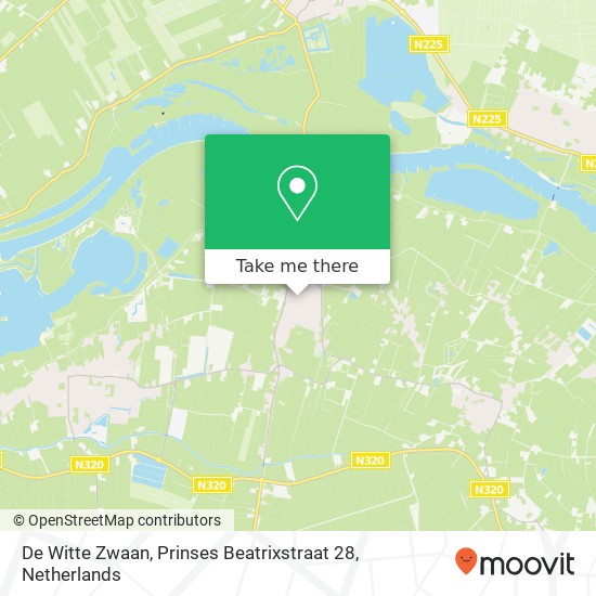 De Witte Zwaan, Prinses Beatrixstraat 28 map
