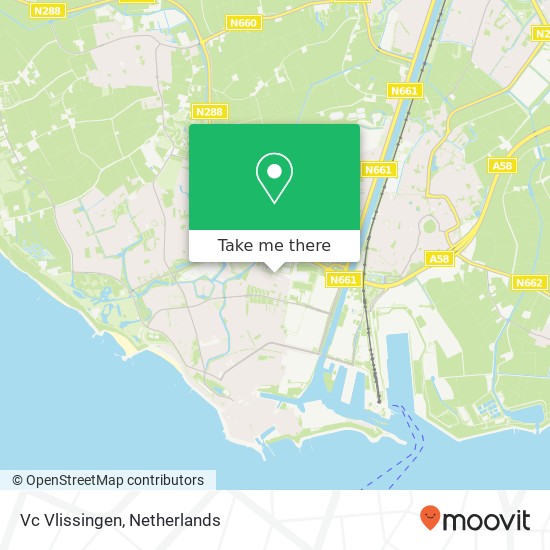 Vc Vlissingen, Irislaan 239 Karte