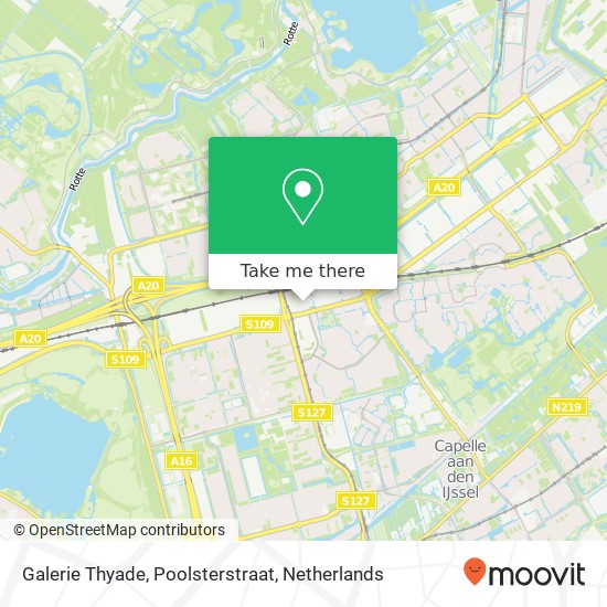 Galerie Thyade, Poolsterstraat map