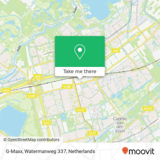 G-Maxx, Watermanweg 337 map