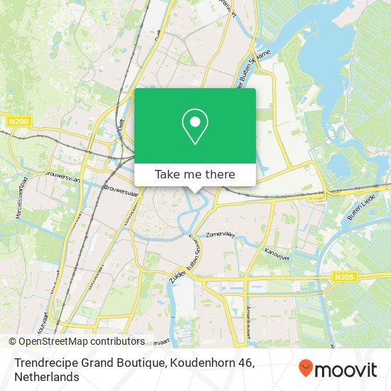 Trendrecipe Grand Boutique, Koudenhorn 46 map