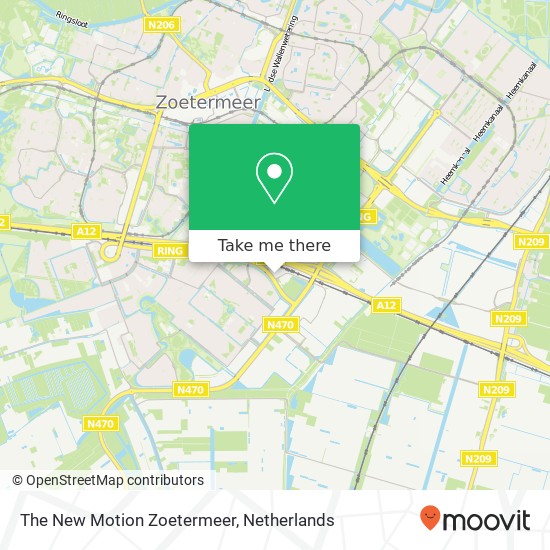 The New Motion Zoetermeer Karte