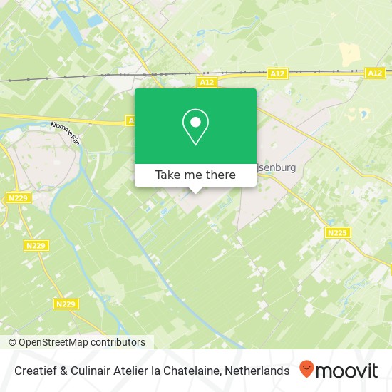 Creatief & Culinair Atelier la Chatelaine map