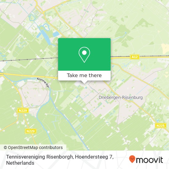 Tennisvereniging Risenborgh, Hoendersteeg 7 map