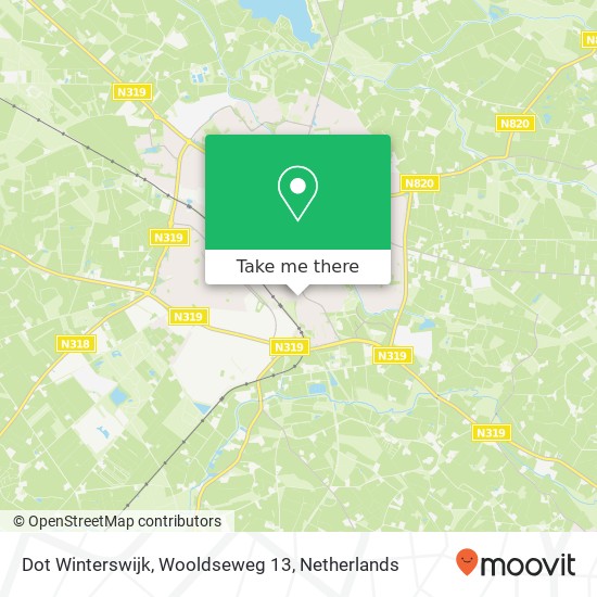 Dot Winterswijk, Wooldseweg 13 Karte