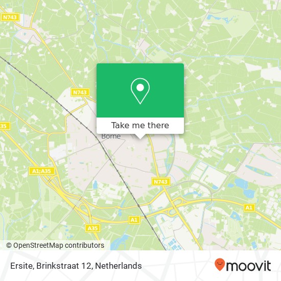 Ersite, Brinkstraat 12 map