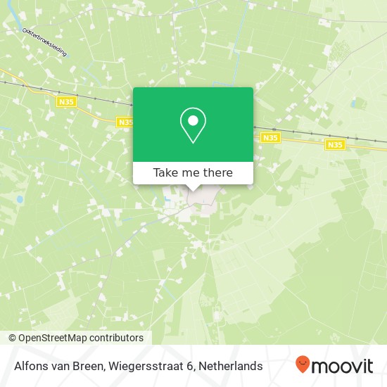 Alfons van Breen, Wiegersstraat 6 map