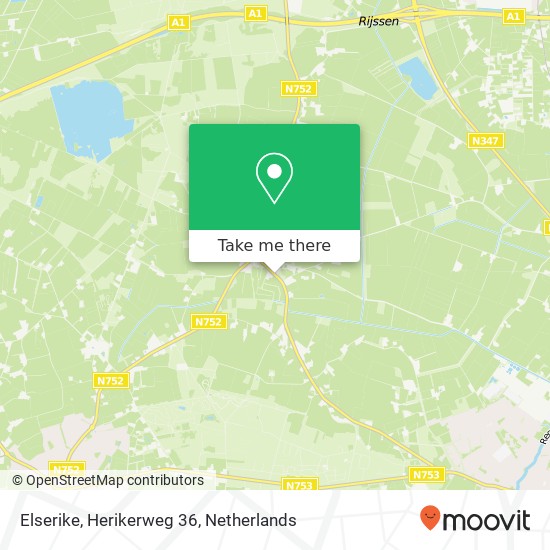 Elserike, Herikerweg 36 map