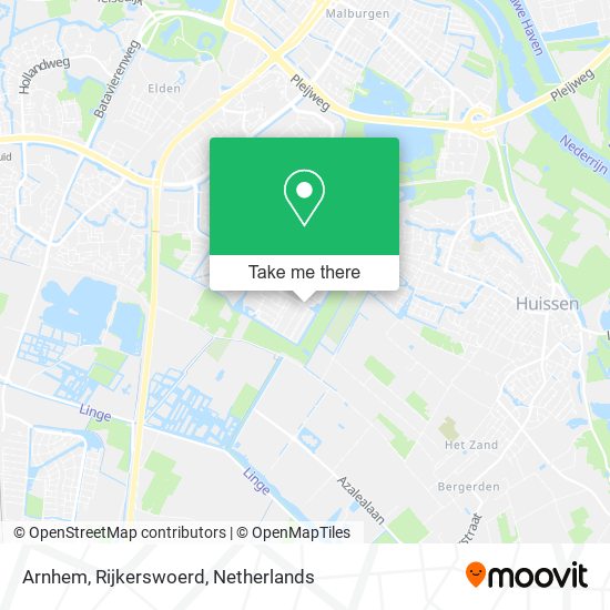 Arnhem, Rijkerswoerd map