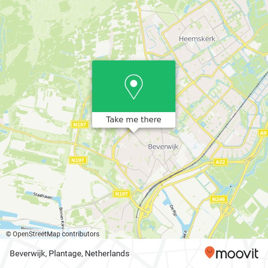 Beverwijk, Plantage map