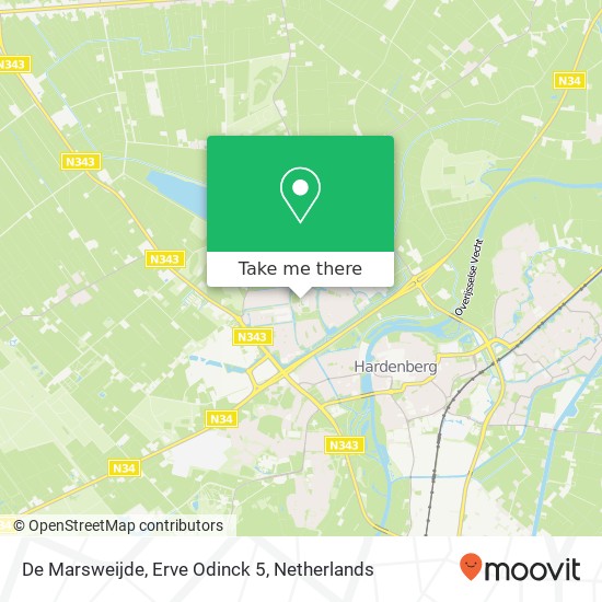 De Marsweijde, Erve Odinck 5 map