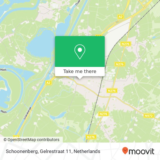 Schoonenberg, Gelrestraat 11 map