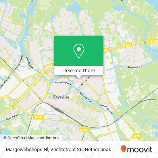 Margewebshops.Nl, Vechtstraat 26 Karte