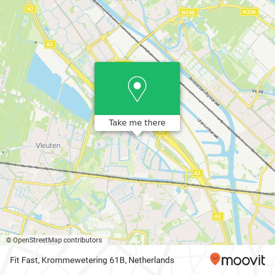 Fit Fast, Krommewetering 61B map