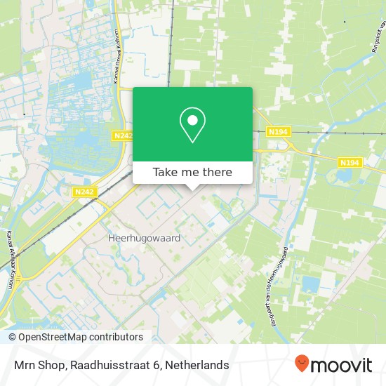 Mrn Shop, Raadhuisstraat 6 map