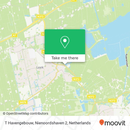 T Havengebouw, Nienoordshaven 2 Karte