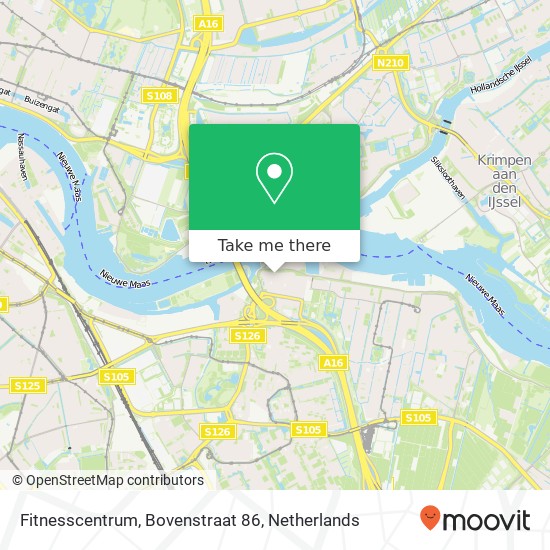 Fitnesscentrum, Bovenstraat 86 map