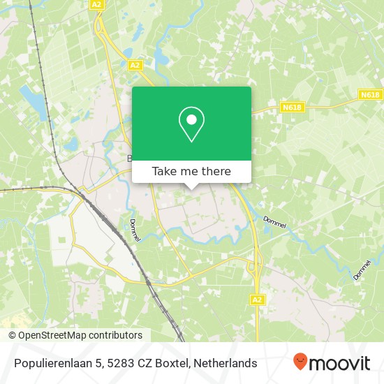 Populierenlaan 5, 5283 CZ Boxtel map