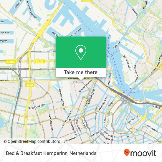 Bed & Breakfast Kemperinn map