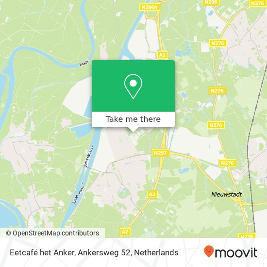 Eetcafé het Anker, Ankersweg 52 map