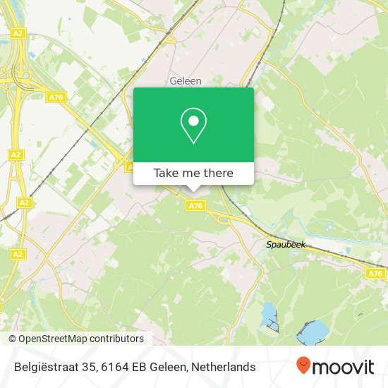 Belgiëstraat 35, 6164 EB Geleen Karte