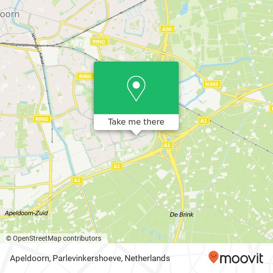 Apeldoorn, Parlevinkershoeve Karte