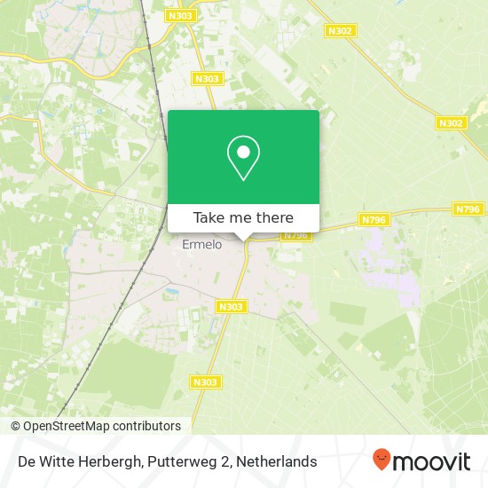 De Witte Herbergh, Putterweg 2 map