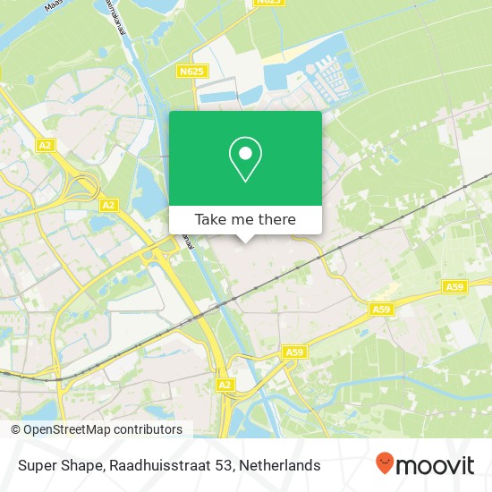 Super Shape, Raadhuisstraat 53 map
