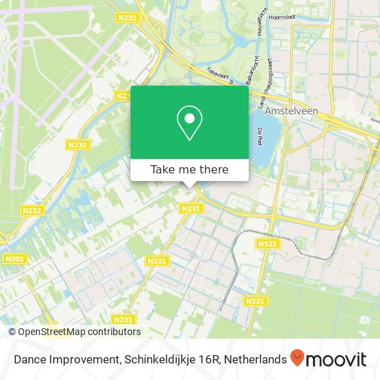 Dance Improvement, Schinkeldijkje 16R map