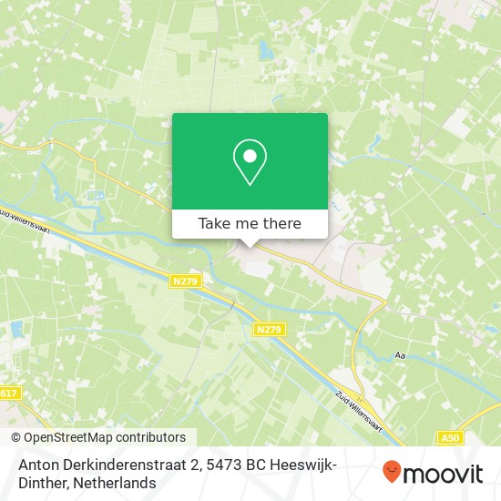 Anton Derkinderenstraat 2, 5473 BC Heeswijk-Dinther map