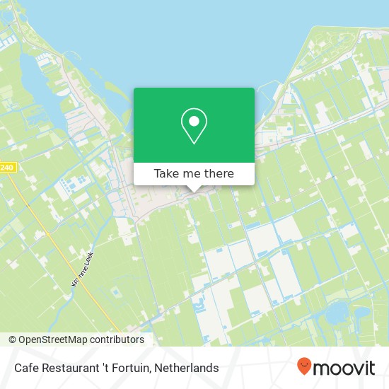 Cafe Restaurant 't Fortuin map