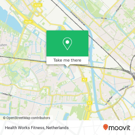 Health Works Fitness, Dirck Hoetweg 5 Karte