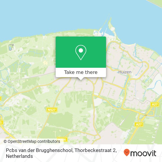 Pcbs van der Brugghenschool, Thorbeckestraat 2 map