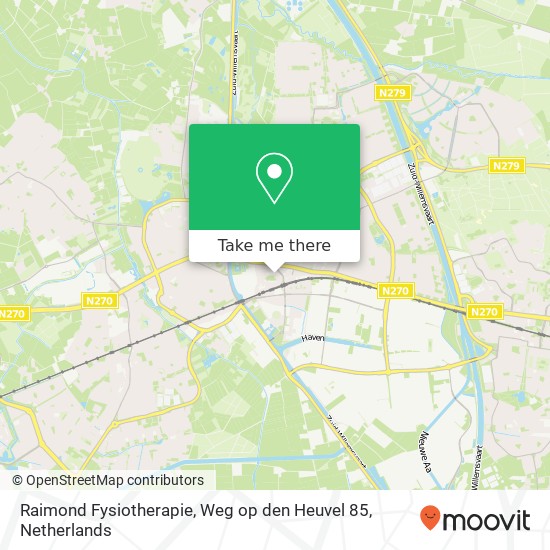 Raimond Fysiotherapie, Weg op den Heuvel 85 Karte