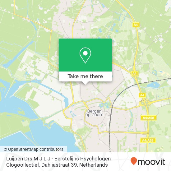 Luijpen Drs M J L J - Eerstelijns Psychologen Clogoollectief, Dahliastraat 39 map