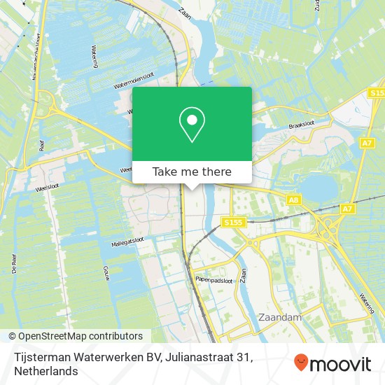 Tijsterman Waterwerken BV, Julianastraat 31 Karte